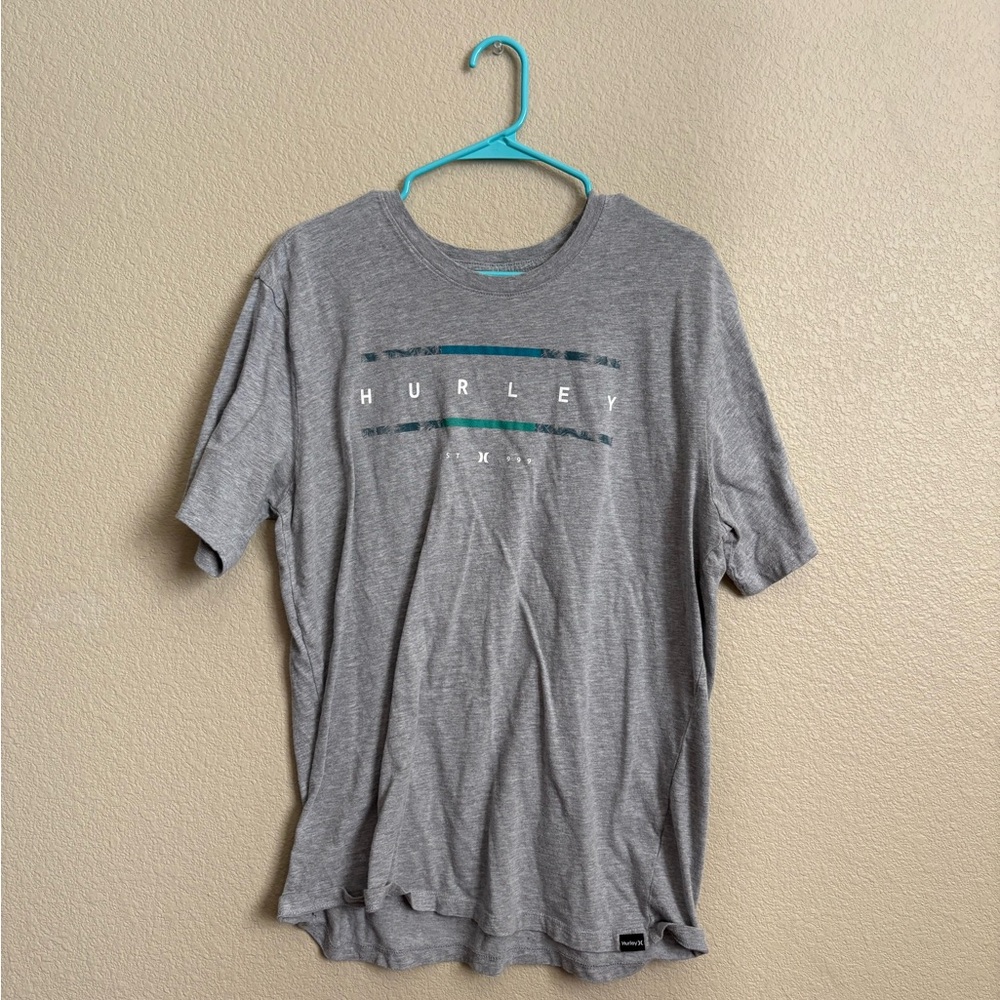 Hurley Heather Gray Short Sleeve Tee